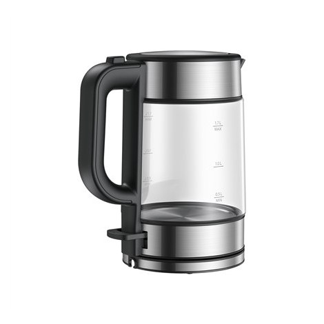 Xiaomi | Electric Glass Kettle EU | Electric | 2200 W | 1.7 L | Glass | 360° rotational base | Black/Stainless Steel - 4